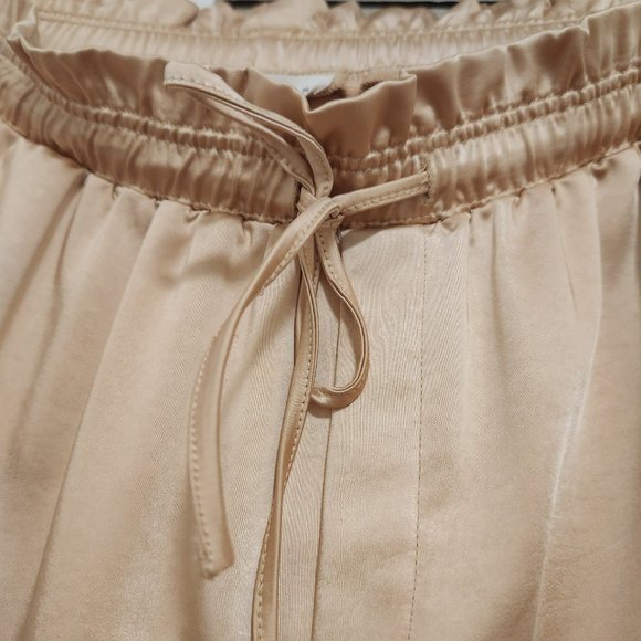 Stylish golden satin trouser - Picture 2 of 3